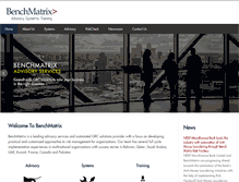 Tablet Screenshot of benchmatrix.com